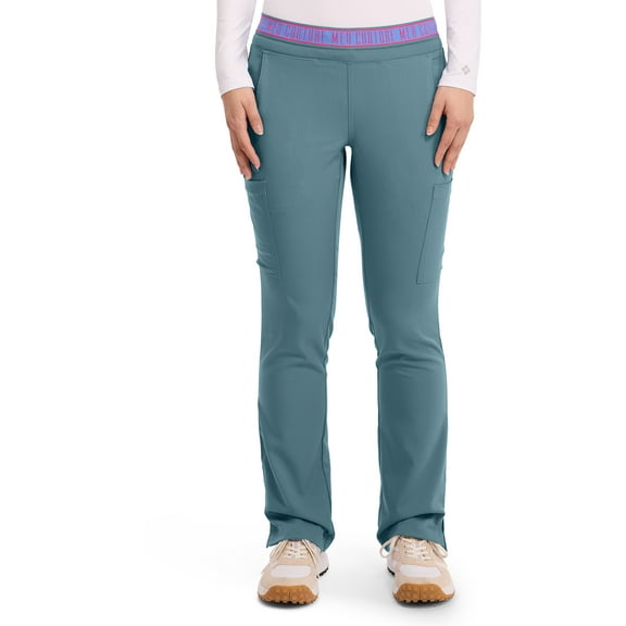 Med Couture Touch Scrubs Pant For Women Yoga 2 Cargo Pocket MC7739