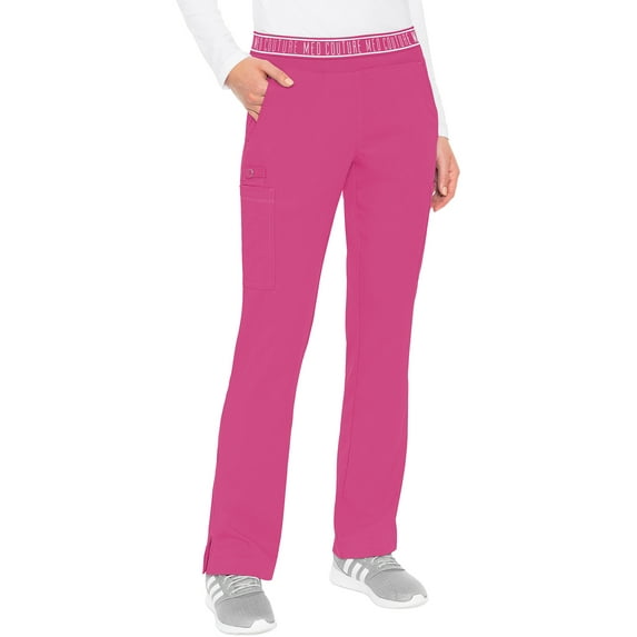 Med Couture Touch Scrubs Pant For Women Yoga 2 Cargo Pocket MC7739