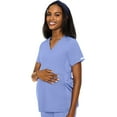 thumbnail image 1 of Med Couture Touch Scrubs Top For Maternity V-Neck MC628, 1 of 8