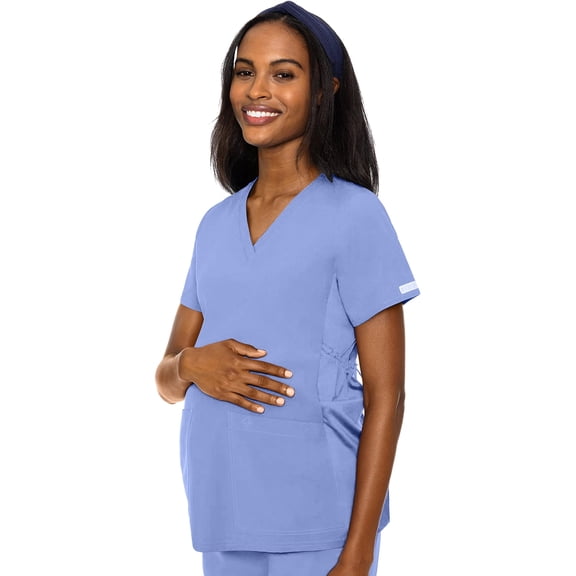 Med Couture Touch Scrubs Top For Maternity V-Neck MC628