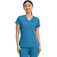 thumbnail image 1 of Med Couture Touch Scrubs Top For V-Neck Tuck In MC7448, 1 of 9