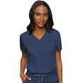 thumbnail image 1 of Med Couture Touch Scrubs Top For Women V-Neck Tuck In MC7448, 1 of 6