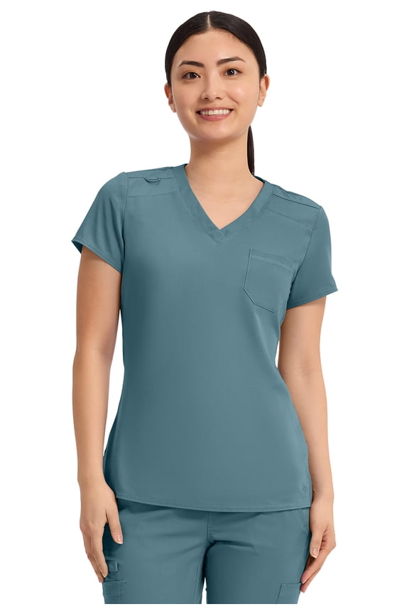 Touch Scrubs Top For Women V-Neck Tuck In MC7448
