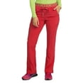 thumbnail image 1 of Med Couture Women's 8758 "Flow" Elastic Waist Cargo Scrub Pant -Red-Medium Tall, 1 of 4