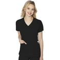 thumbnail image 1 of Med Couture Women's Scrub Top, Raglan Sleeves for Modern Fit, 6 Pockets 2-Way Stretch, Durable & Breathable Fabric - MC7425, 1 of 7
