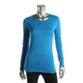 thumbnail image 1 of Med Couture Womens Crew Neck Long Sleeves Pullover Top, 1 of 2