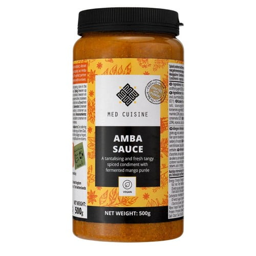Med Cuisine Amba Sauce 500g, British Import (Pack of 2)