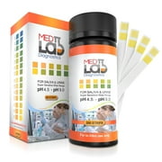 Med Lab Diagnostics pH Test Strips، 4.5-9.0، البول/اللعاب، 200 عدد، اختبار الحموضة/القلوية