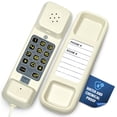 thumbnail image 1 of Med-Pat TL-WP Trimline Corded Home Phone with Ring Light, Waterproof Keypad, Durable Landline - Cream, 1 Count, 1 of 6
