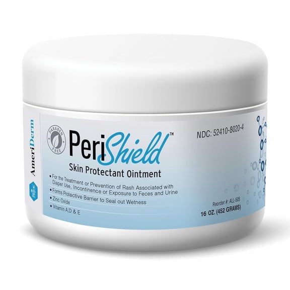 Med Pride Diaper Rash Cream 16 Oz Zinc Oxide Diaper Cream with Vitamins a D E Paraben-Free Healing Baby Butt Paste