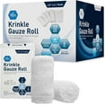thumbnail image 1 of Med Pride Sterile Krinkle Gauze Rolls, 6-Ply, 4.5 in x 4.1 yd, 12 Rolls – Cotton Medical Wound Dressing Bandage Wraps, 1 of 6