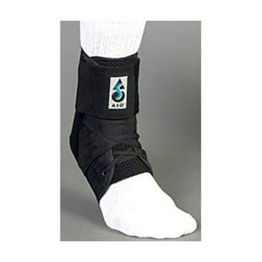 Med Spec ASO Ankle Stabilizer Orthosis, Black, Large