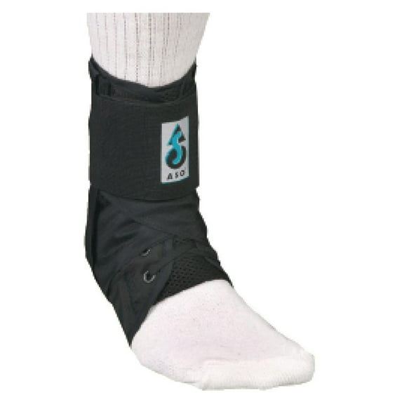 Med Spec ASO Ankle Stabilizer Orthosis, Black, Small