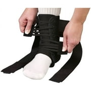 Med Spec ASO Ankle Stabilizer Orthosis Speed Lacer, Black, Small