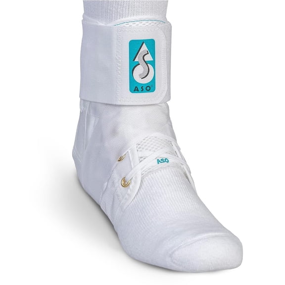 Med Spec ASO Ankle Stabilizer Orthosis, White, Large