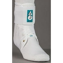 Med Spec ASO 264 Ankle Stabilizer (fits left or right),White Large-White-Large