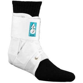 Med Spec ASO Ankle Stabilizing Orthosis Brace for Athletes Ankle Support, X Large, White