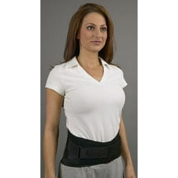 Med Spec Back-N-Black Low Profile Back Support, Medium