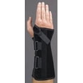 thumbnail image 1 of Med Spec V-Strap Wrist Support Brace, 10.5" Black, Medium, Left Long, 1 of 4