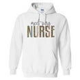 thumbnail image 1 of Med-Surg Nurse Leopard Print Hoodie Sweatshirt Unisex 5X-Large White, 1 of 5
