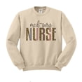 thumbnail image 1 of Med-Surg Nurse Leopard Print Sweatshirt Unisex X-Large Sand, 1 of 5