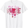 thumbnail image 1 of Med Surg Nurse Valentine's Day Stethoscope Coquette Bow T-Shirt TShirt, 1 of 4