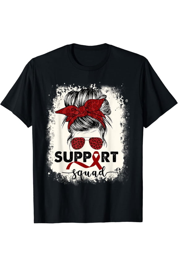 Med Tech Messy Bun Supporting Autism Awareness Month T-Shirt