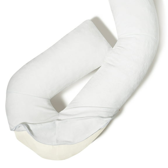 MedCline Pillowcase for Therapeutic Body Pillow, White, Medium/Large, 1 Ct