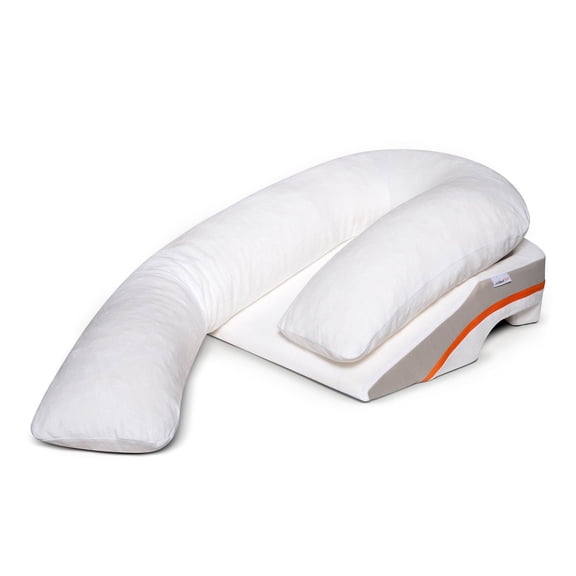 MedCline Reflux Relief System - Bed Wedge Pillow for Acid Reflux & GERD Relief, Full Body Pillow - Arm Hole Pocket & Incline Sleep Position - Medium - 5'5" - 5'11", 1 Ct