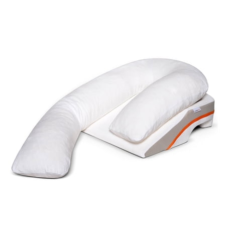 MedCline Reflux Relief System - Bed Wedge Pillow for Acid Reflux & GERD Relief, Full Body Pillow - Arm Hole Pocket & Incline Sleep Position - Small - 5'4" & Below, 1 Ct