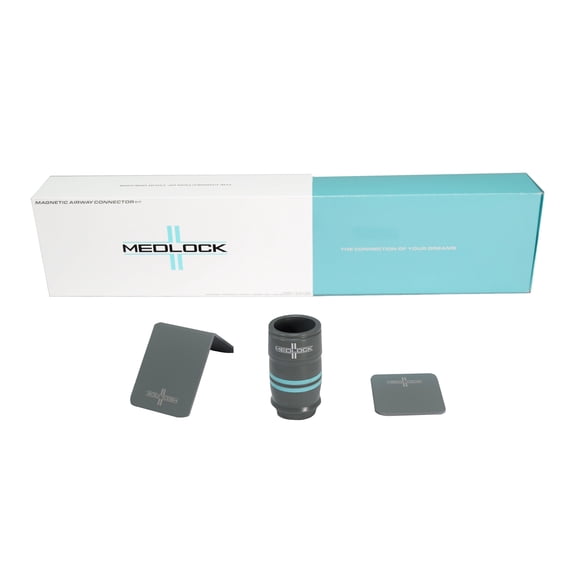 CPAP Hose Coupling Magnetic Easy Break - MedLock Safety Disconnect for Sleep Apnea Machines, Slimline Tubing Compatible 40+ Devices, Made in USA