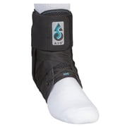 MedSpec ASO w/ Plastic Stays Ankle Stabilizer, Black, Small