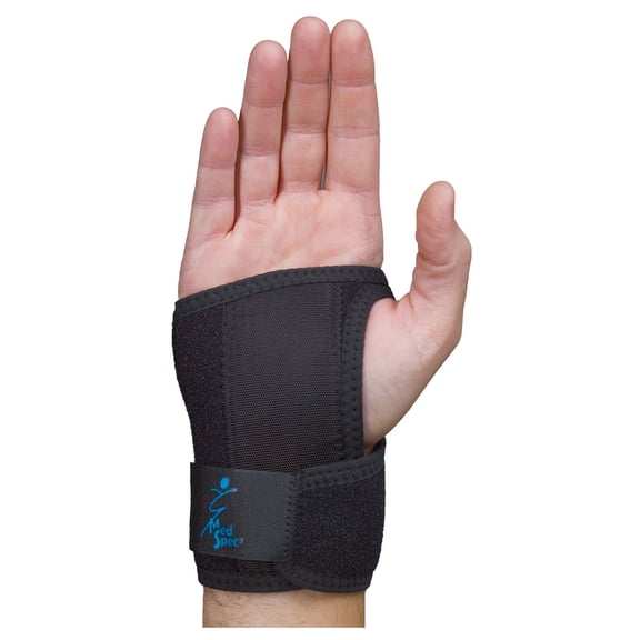 MedSpec GelFlex Wrist Support, Black, Large Right