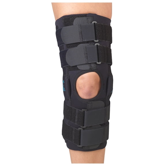 MedSpec Gripper 16" Hinged Knee Brace, Neoprene, Large