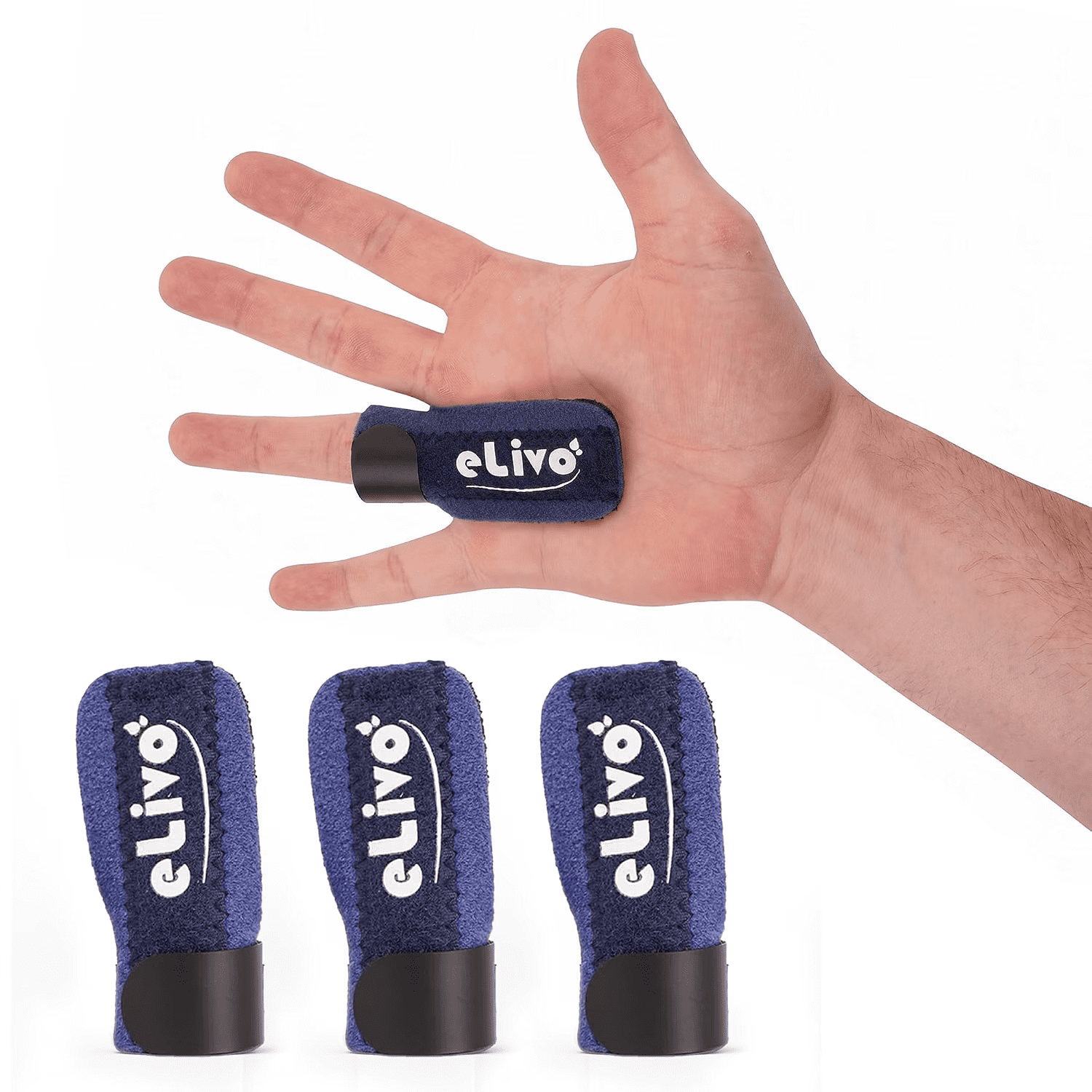 Medvance Adjustable Finger Brace, Trigger Finger Splints with Hook ...