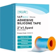MedVance Silicone Tape 2" Wide Soft with Perforation and Cuttable 1 Pack, 1.5 Yards