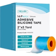 MedVance Silicone Tape, Medical Silicone Tape, Waterproof, Hypoallergenic, Transparent