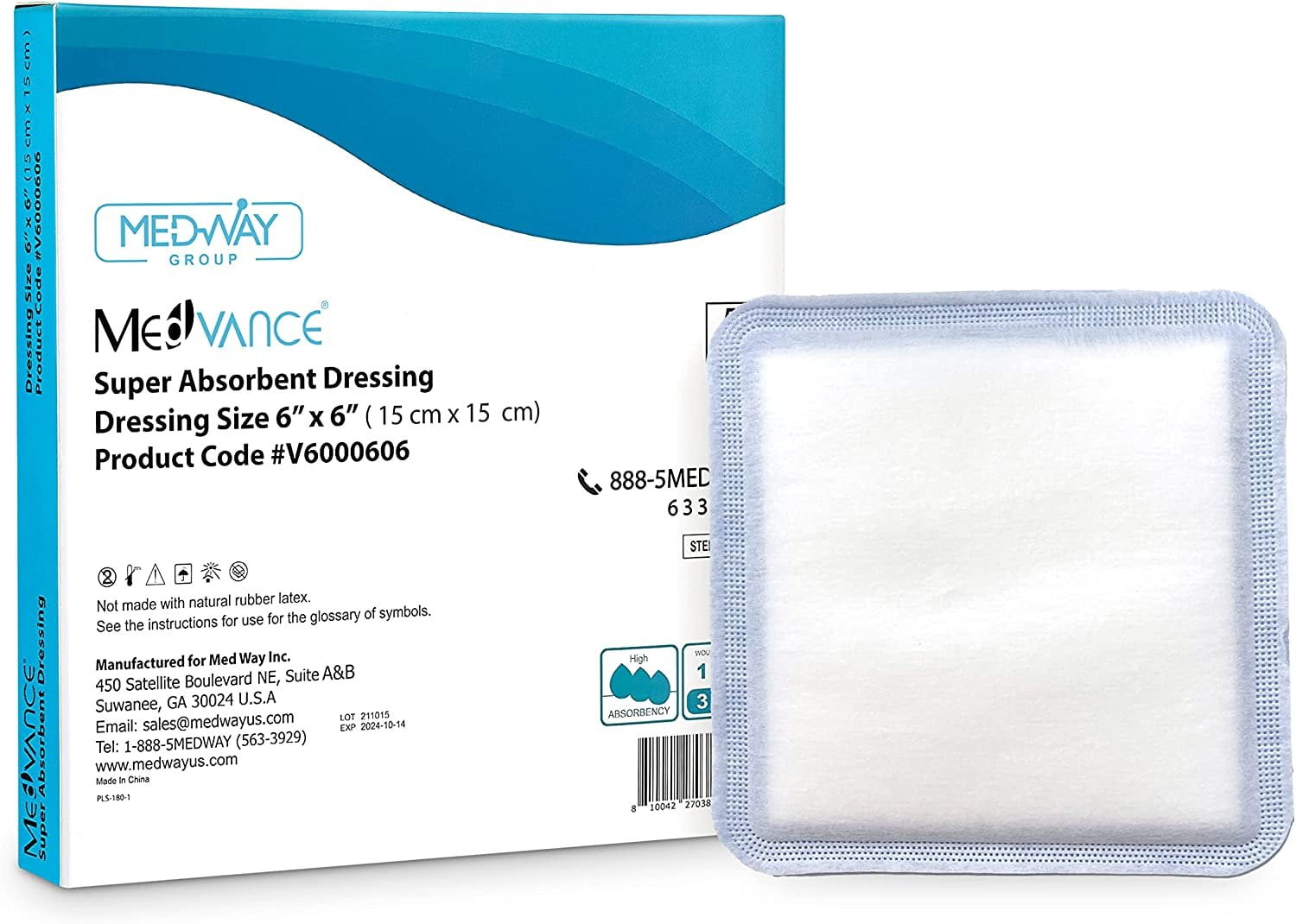 "MedVance Super Absorbent Wound Dressings, Medical Care for Surgical