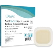 MedVance Hydrocolloid Wound Dressing - Waterproof Hydrocolloid Bandages for Wounds