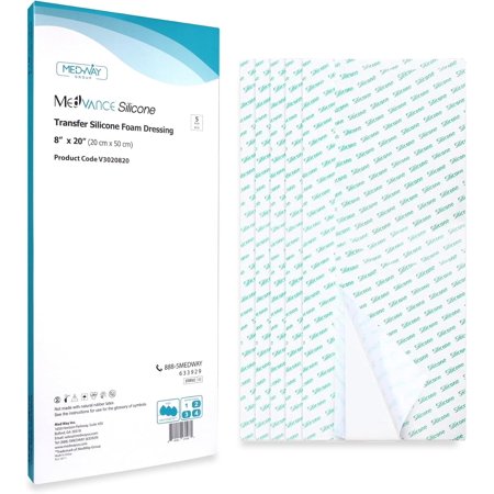 Non-Bordered MedVance Silicone Foam Dressing for Wound Care & Pressure Ulcers