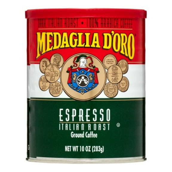Medaglia D'Oro Espresso Coffee 10-Ounce (Pack of 3)
