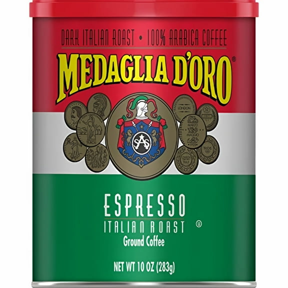 Medaglia D'Oro Espresso Coffee 10-Ounce (Pack of 5)