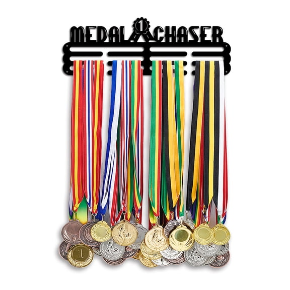 Medal Chaser Medal Holder Medal Hanger Display Rack Awards Ribbon Hanger Medal Display Wall Mount Tiered Award Rack DIY