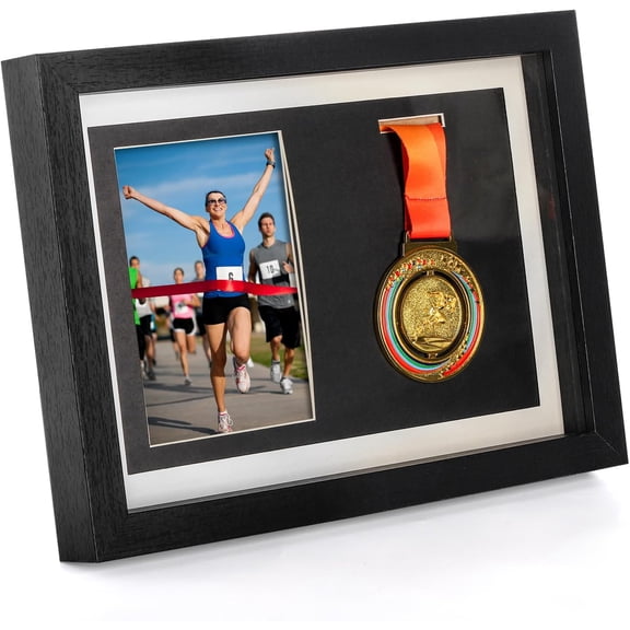 Medal Display Case, Marathon Medal Display, Marathon Medal Storage Box for Runners