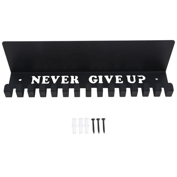 Medal Display Rack Hanger Holder Organizer Wall Mounted Large Capacity Award Holder for Soccer Sports