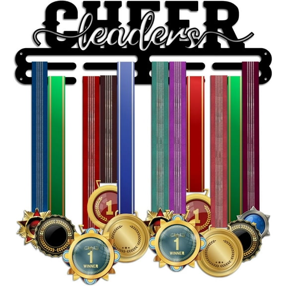 Medal Hanger Display Medal Holder Rack Wall Mount Hanger Decor Trophy Shelf Tiered Award Rack Award Ribbon Hanger with Gift Box for Over 50 Medals Easy to Install diy Sports