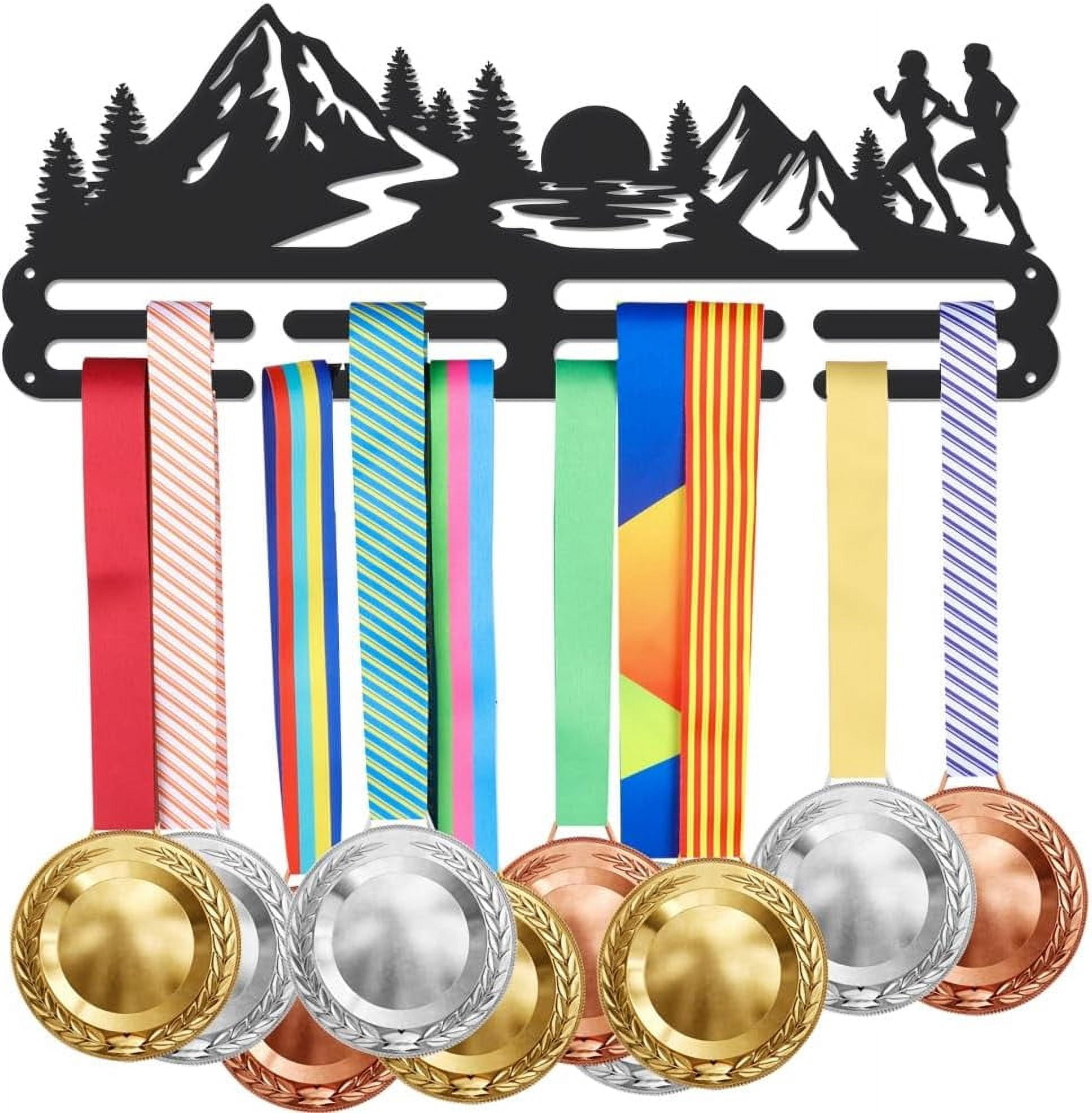 Medal Hanger Display Medal Holder Wall Mount Rack Sports Medal Hanger ...
