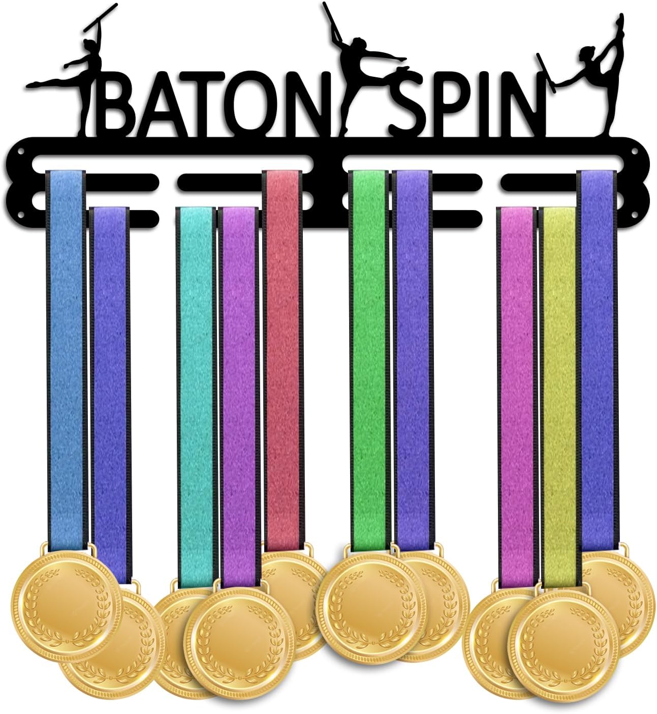 Cheer Baton Rack Medal Hanger Holder Display Rack Baton Twirling Medal Hanger Awards ...