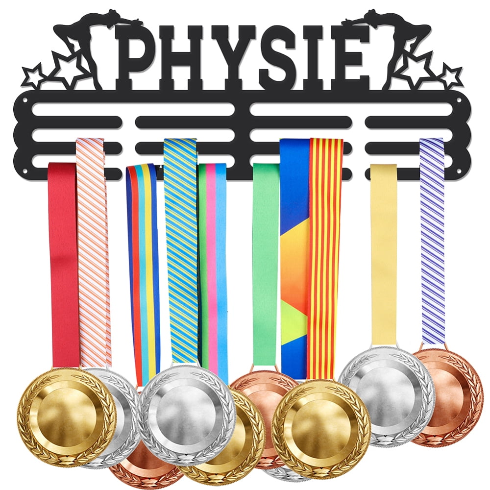 Award Rack Display Medal Hanger Holder Display Sports Arts Medals Display Rack Wall Mount ...