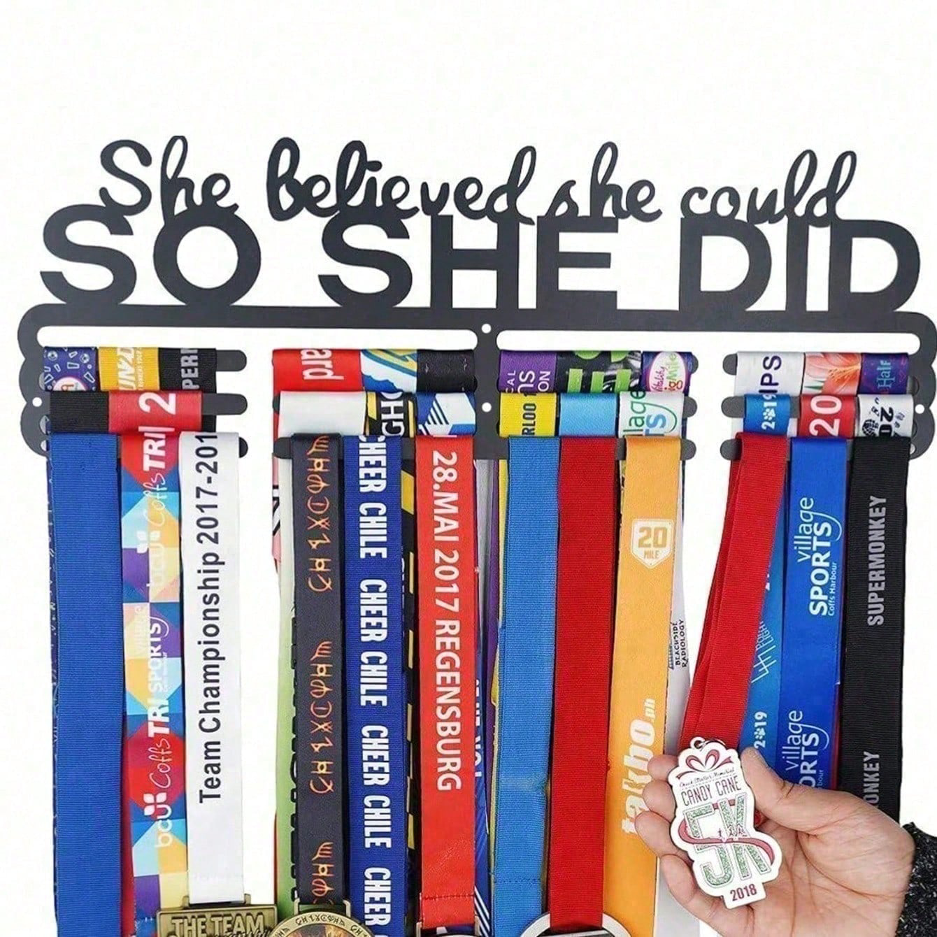 Medal Hanger with Bonus Hook for Christmas New Year Gift